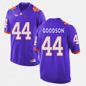 For Men Clemson #44 B.J. Goodson Purple College Football Jersey 178425-887
