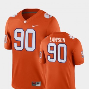 Men Clemson University #90 Shaq Lawson Orange Game College Football Jersey 669772-789