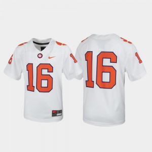 Kids CFP Champs #16 White Untouchable Football Jersey 478313-500